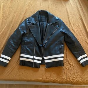 Liquor N Poker Leather Jacket